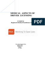 Medical Aspects of Driver Licensing