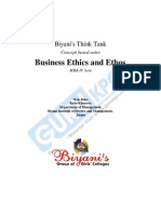 Business Ethics and Ethos