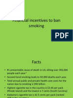 Financial Incentives To Ban Smoking-SCRIBD