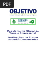 Regulamento do Torneio Empresarial xerox