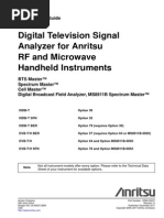 Digital Television Signal Analyzer Measurement Guide