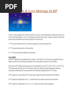 Love Affair and Marriage in KP Astrology