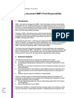 2014 07 16 Policy Document GMP Feed Responsibility Final Version