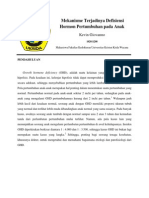 Mekanisme Terjadinya Defisiensi Hormon Pertumbuhan Pada Anak