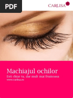 Machiajul-ochilor in functie de forma fetei