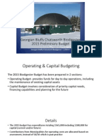 2015 Preliminary Budget Presentation