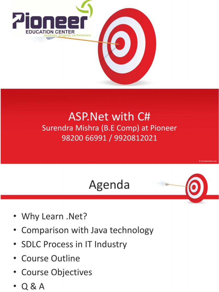 Learn ASP.Net with C# Course Overview | PDF