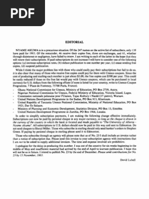 Nyame Akuma Issue 022 Pdf Excavation Archaeology Archaeology