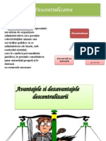 Avantajele Si Dezavantajele Decentralizarii Administratiei Publice