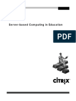 Server-Based Computing in Education
