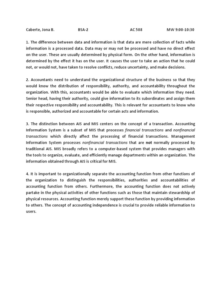 Accounting Information System | PDF