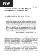 Download Assessing the reliability and validity of physical performance test for the Japanese Elderly by Dara Febriana SN252037289 doc pdf