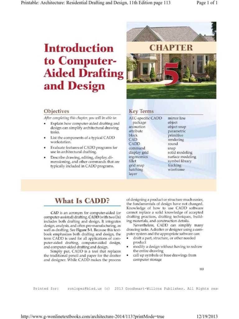 05 Introduction To Computer Aided Drafting And Design Ocr - 