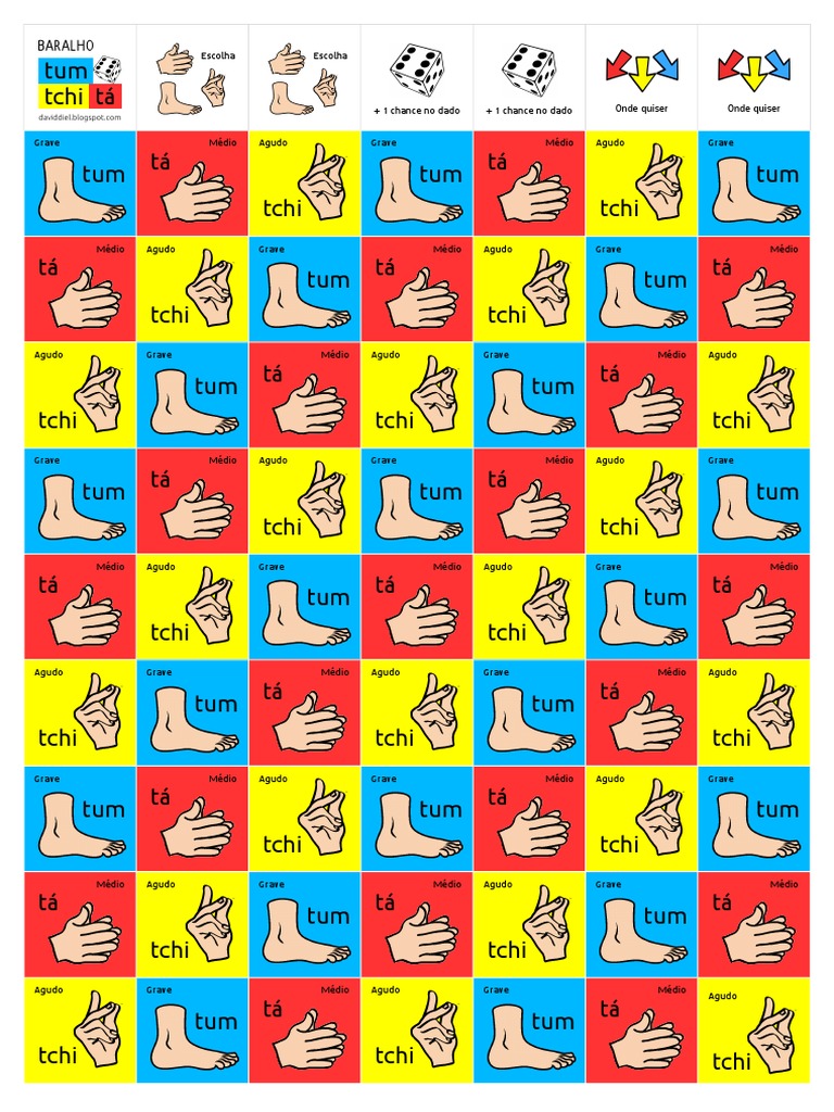 Baralho Percussivo - Tum Tchi Tá