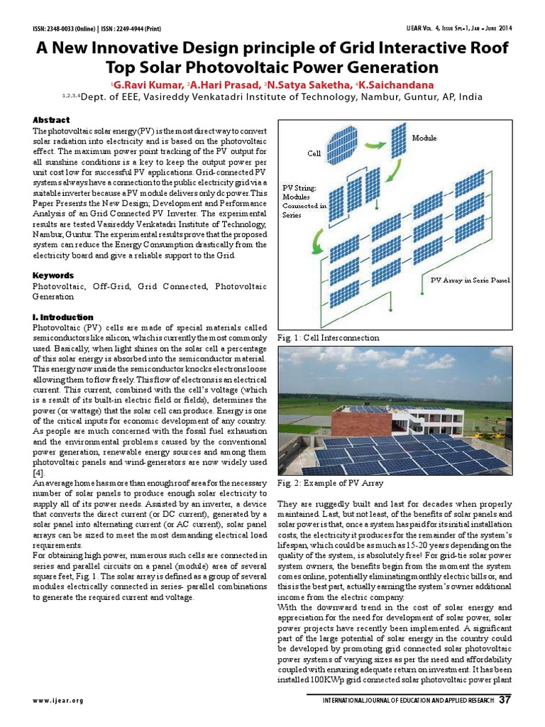Solar PV Design | PDF