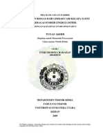 Pra Rancangan Pabrik Limbah Cair Sawit PDF