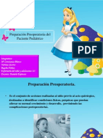 Preparación Preoperatoria Del Paciente Pediátrico