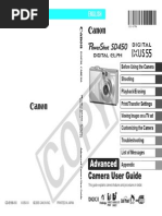 Canon SD450 Powershot Userguide