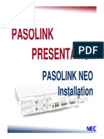 Pasolink Neo Installation