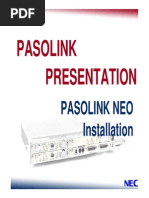 Pasolink Neo Installation