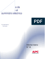 Siete Tipos de Problemas en El Suministro Eléctrico