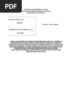Texas v. United States - Amicus of American Immigration Council, Et Al.