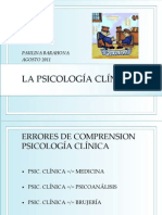 La Psicologia Clinica