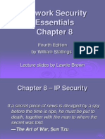 Network Security Essentials Chapter 8 - IP Security