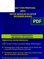 RFP Sekolah Kluster KPM