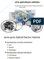 Hybrid Electric-petroleum Vehicles ppt