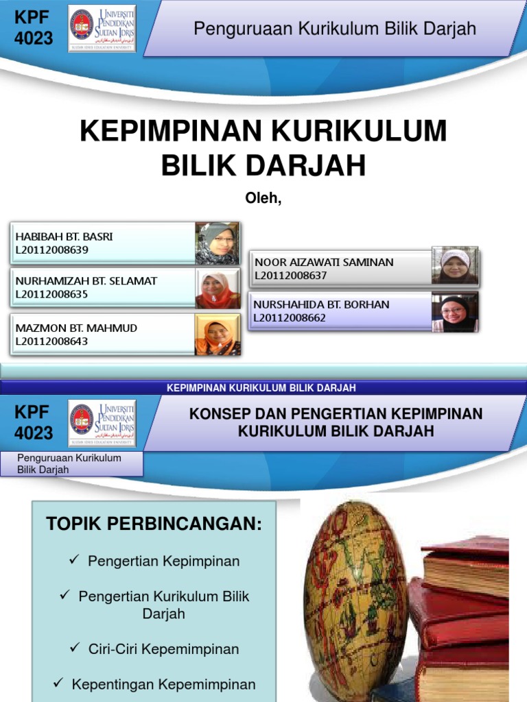 Kepimpinan Kurikulum Bilik Darjah Pdf