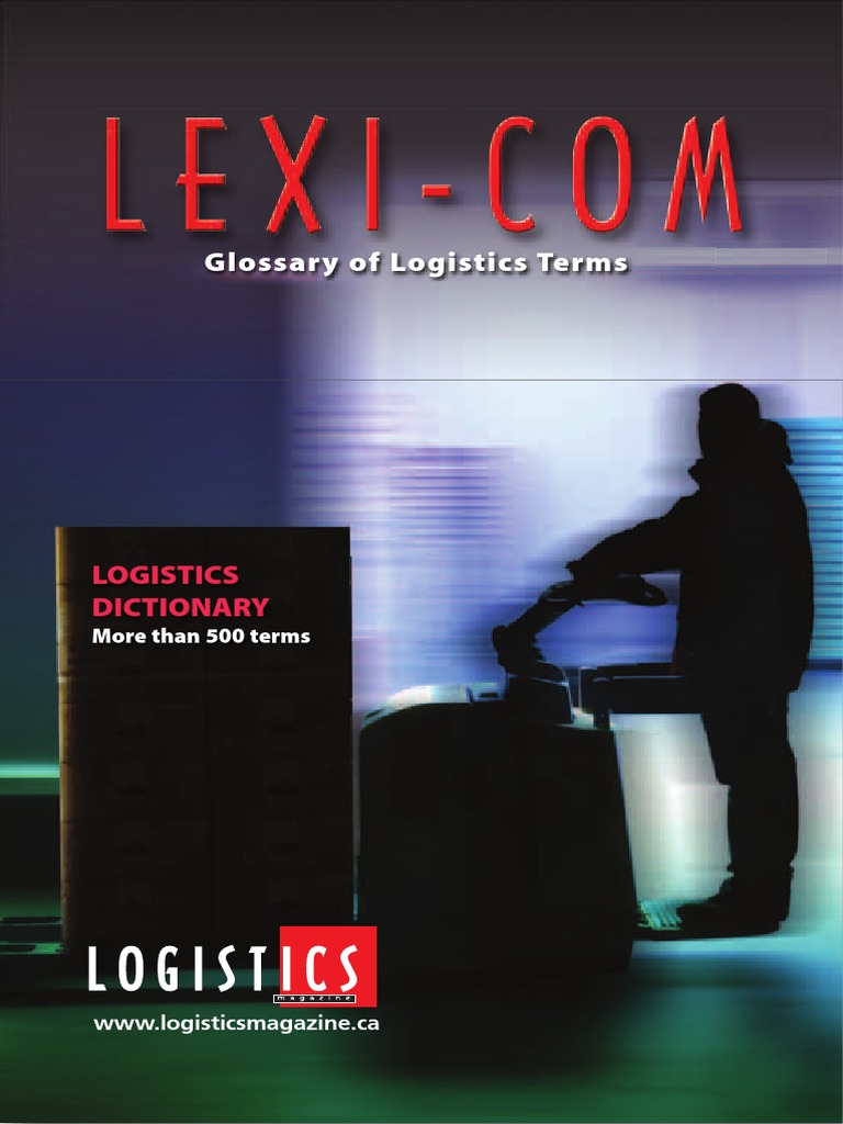Glossary of Logistics Terms Inventory Logistics