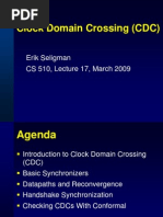 Clock Domain Crossing (CDC) - FV-Lecture17