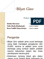 HSB - Bilyet Giro