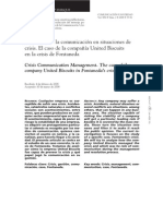 La Gestion de La Comunicacion en Tiempos de Crisis