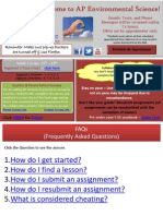 AP Environment Announcement Updated 1/8/15