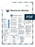 Nautical Notes: Principal's Column