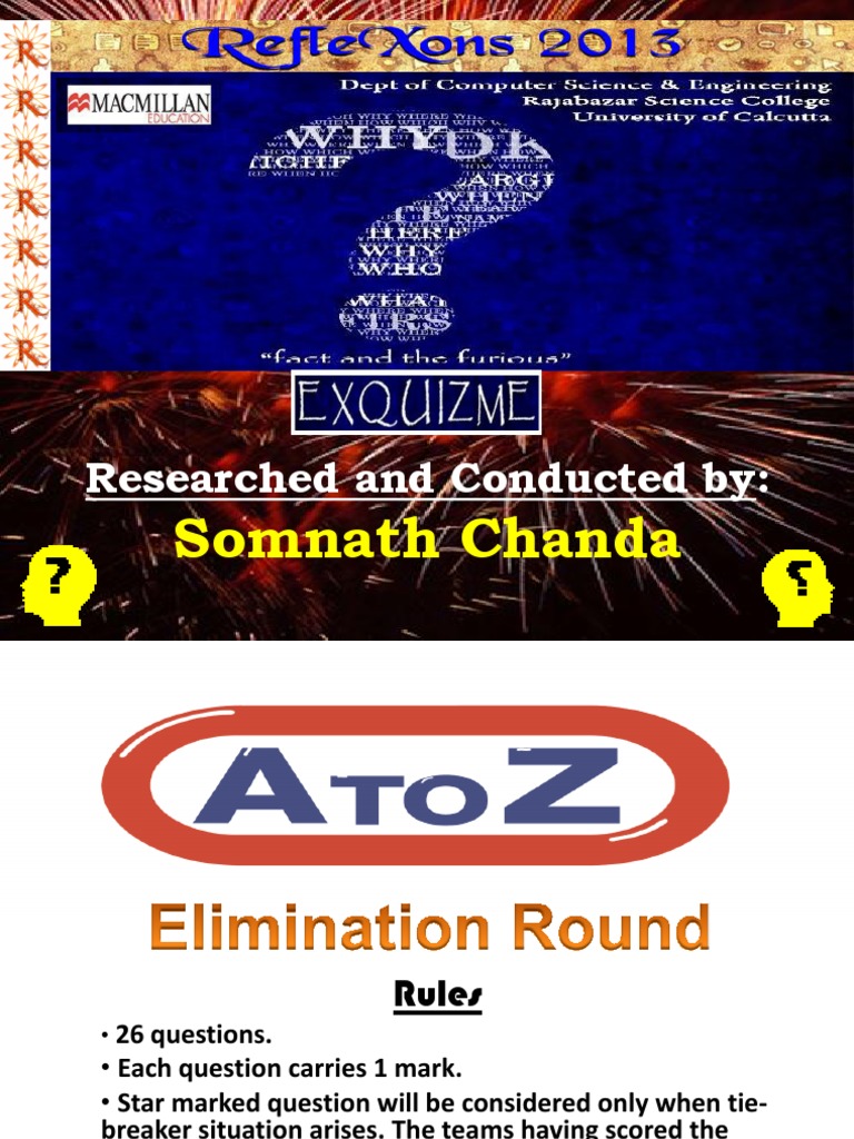 Prelim Rajabazar Science College Quiz 2013 PDF Quantum Nature