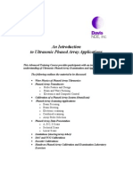 Week One 4.5 Day Introduction To Phased Array