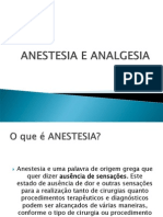 Anestesia e Analgesia