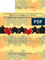 La Formación de Los Profesionales de La Salud Mental en España