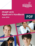 Foundation Programme 2015 Applicant Handbook PDF