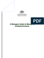 A Managers Guide To Managing Underperformance