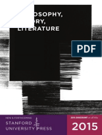 2015 Philosophy, Theory, & Literature Catalog