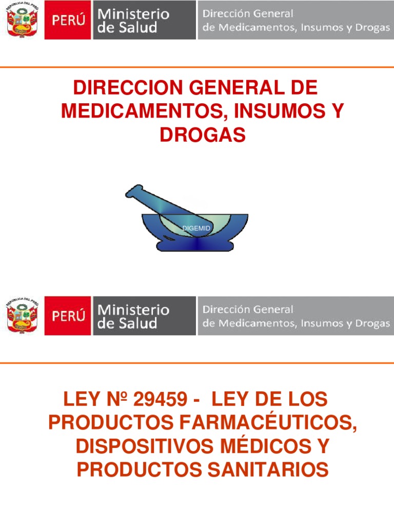 Presentacion de DIGEMID | PDF