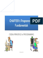 CHAPTER 1: Programming Fundamentals Fundamentals: Cseb113 Principles of Programming