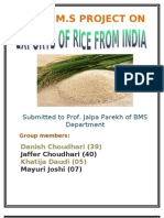 Rice Export Project