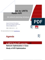 Introduction To UMTS Radio KPI: 3G Network Planning Introduce
