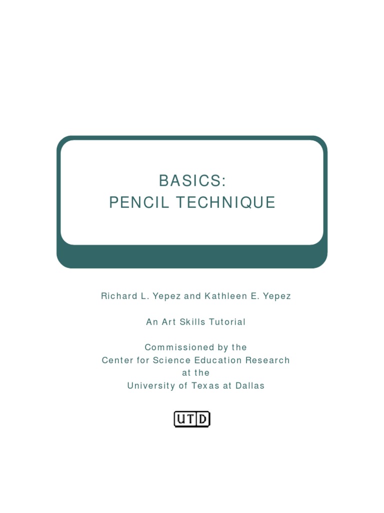 01 Basics, PencilTechnique PDF | PDF | Copyright | Drawing
