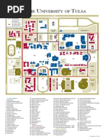 University of Tulsa Campus Map